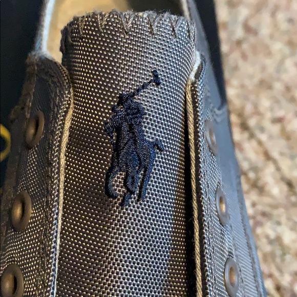 New Polo Ralph Lauren Youth Charcoal Gray Rowenn 4 - Picture 3 of 6